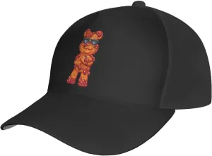Cool Suede Gummy Bears Baseball Cap for Men Women Classic Low Profile Golf Dad Hats Adjustable Trucker Hat Black