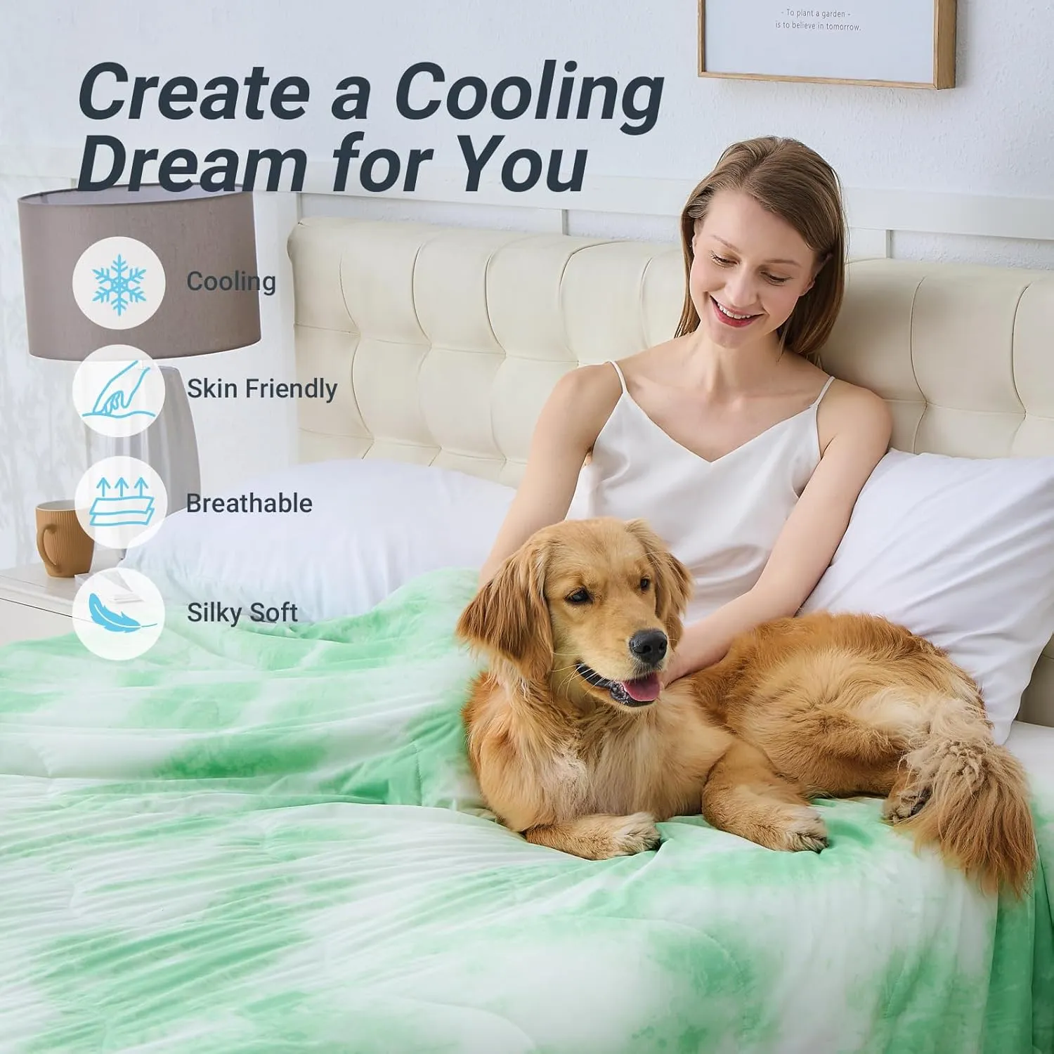 Cooling Comforter Queen Size, Summer Cooling Blankets for Hot Sleepers and Night Sweats, Lightweight Breathable Cooling Comforter Bedding for Sofa, Bed, Camping, Office