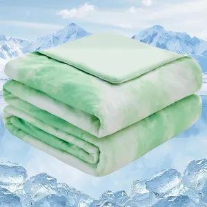 Cooling Comforter Queen Size, Summer Cooling Blankets for Hot Sleepers and Night Sweats, Lightweight Breathable Cooling Comforter Bedding for Sofa, Bed, Camping, Office
