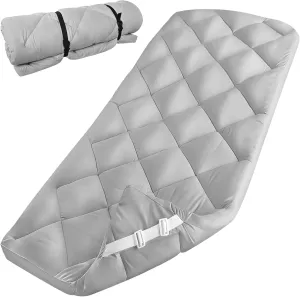 Cot Mattress Pad (Improved Thickness) Quilted Cot Pads for Camping, Sleeping Mattress Topper 30" X 75" for Camp/Rv Bunk/Narrow Twin Beds