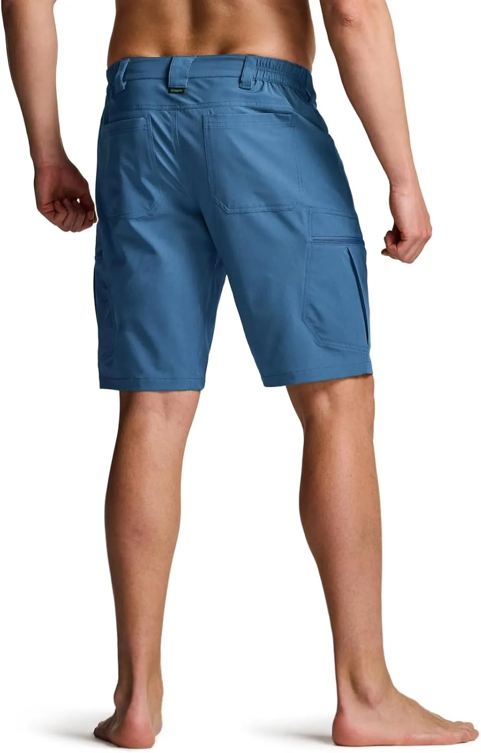 CQR Men's Quick Dry Stretch Hiking Cargo Shorts, Lightweight Water Resistant Tactical Casual, Golf & Outdoor with Pockets