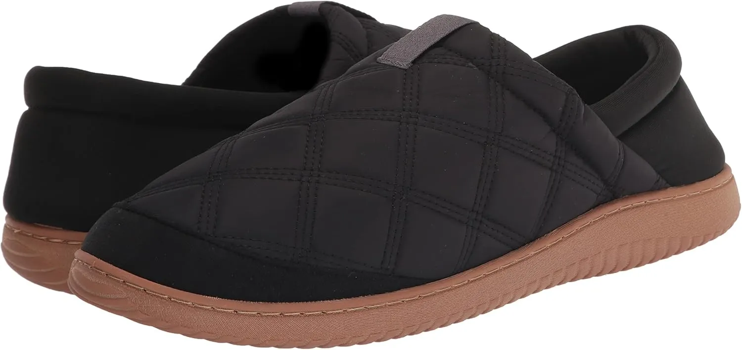 Dearfoams Men's River Nylon Closed Back Indoor/Outdoor Memory Foam Energy Return Slipper
