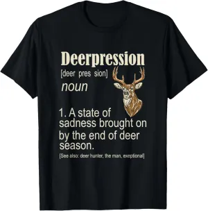 Deerpression Deer Hunter Deer Hunting Season Hunt T-Shirt
