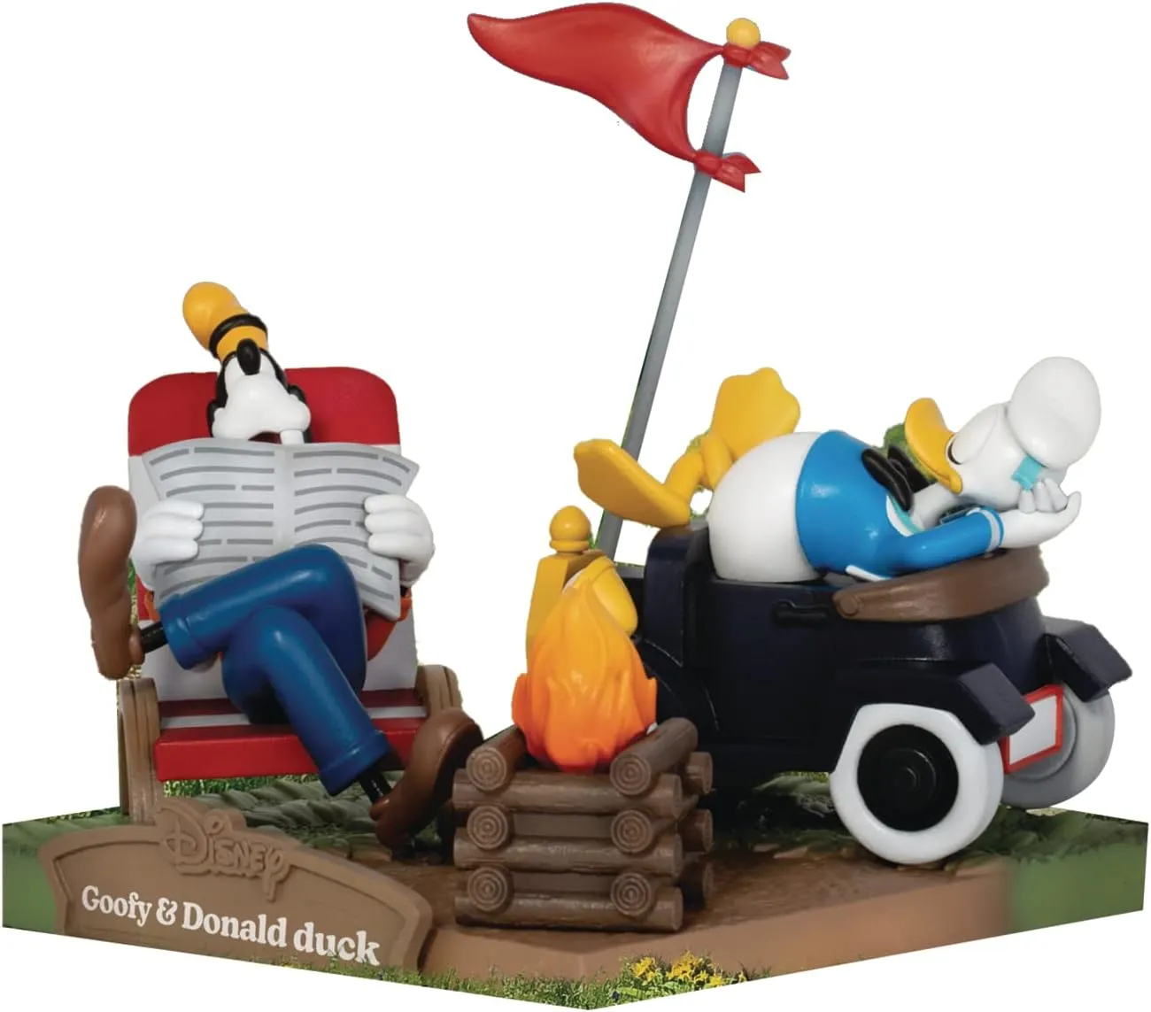Disney Campsites Series: Goofy & Donald Duck DS-145 D-Stage Statue