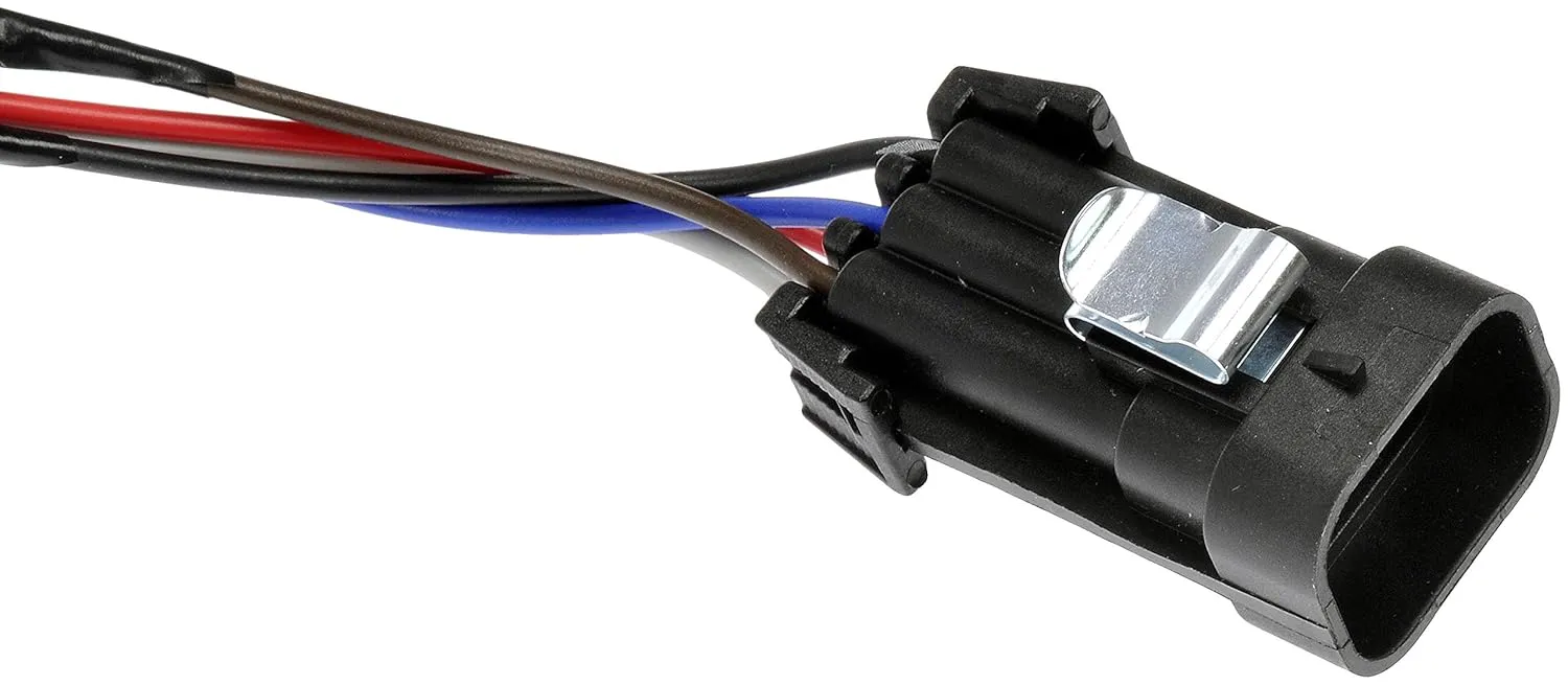 Dorman 645-205 Wiring Harness With Bulb Sockets For Left Or Right Headlamp Assembly Compatible with Select Chevrolet/Pontiac Models