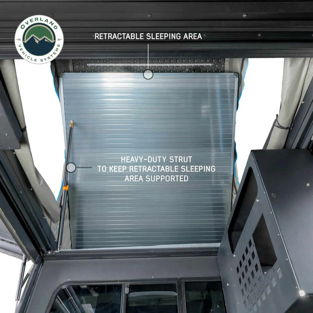 Downs, Fraud-free Tie Secure MagPak Jeep & Lights, Gladiator Rear Panel, Front Molle Windows Rear Camper - Side W/Tent, - 2019-2024