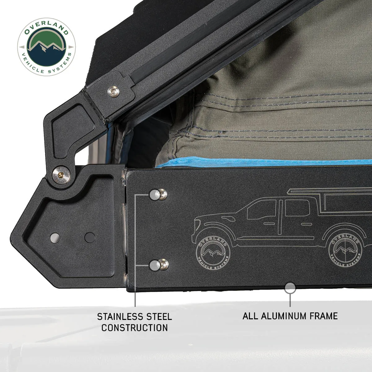 Downs, Fraud-free Tie Secure MagPak Jeep & Lights, Gladiator Rear Panel, Front Molle Windows Rear Camper - Side W/Tent, - 2019-2024