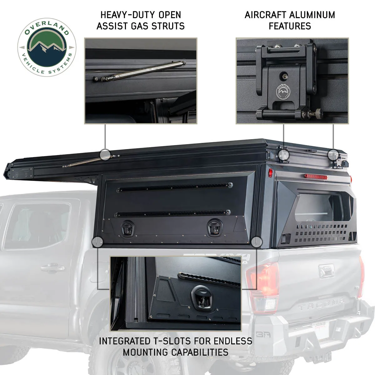 Downs, Fraud-free Tie Secure MagPak Jeep & Lights, Gladiator Rear Panel, Front Molle Windows Rear Camper - Side W/Tent, - 2019-2024