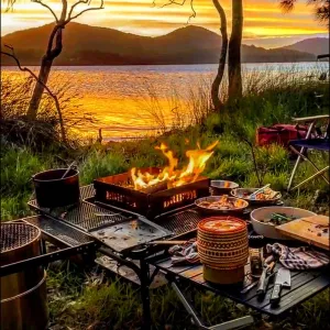 DRIFTA STOCKTON FIRETABLE & EXTENSION BENCH KIT