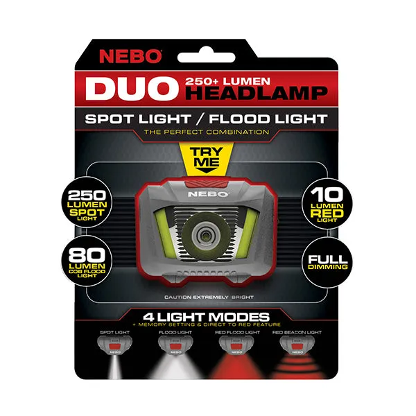 DUO 250  Lumen  Head Lamp