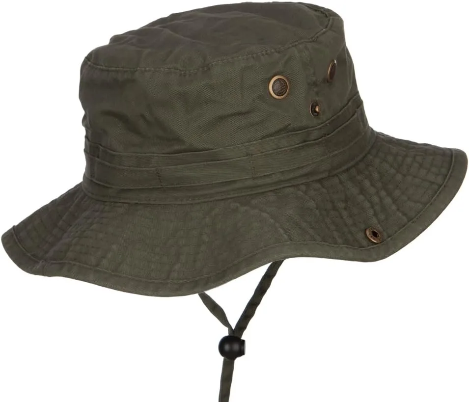 e4Hats.com Hiking Map Patched Washed Hunting Hat