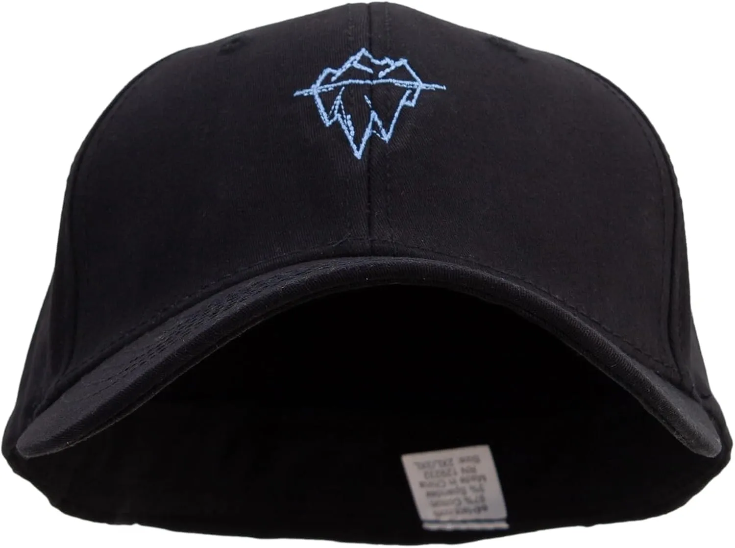 e4Hats.com Linear Iceberg Embroidered Big Size Stretchable Deluxe Fitted Cap