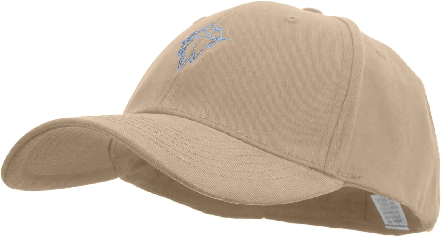 e4Hats.com Linear Iceberg Embroidered Big Size Stretchable Deluxe Fitted Cap