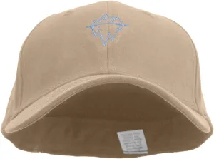 e4Hats.com Linear Iceberg Embroidered Big Size Stretchable Deluxe Fitted Cap