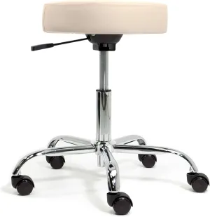 EARTHLITE Pneumatic Massage Salon Drafting Stool - No Leaking (vs. Hydraulic), Adjustable, Rolling, CFC-Free / Medical Spa Facial Chair