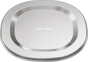 East Oak Fire Pit Lid for 21'' Camber Smokeless Fire Pit Only, 304 Stainless Steel Fire Pit Accessories for Outdoor Fire pits, Waterproof, Anti-Rust, and All-Weather Resistant, 19" D x 0.78" H