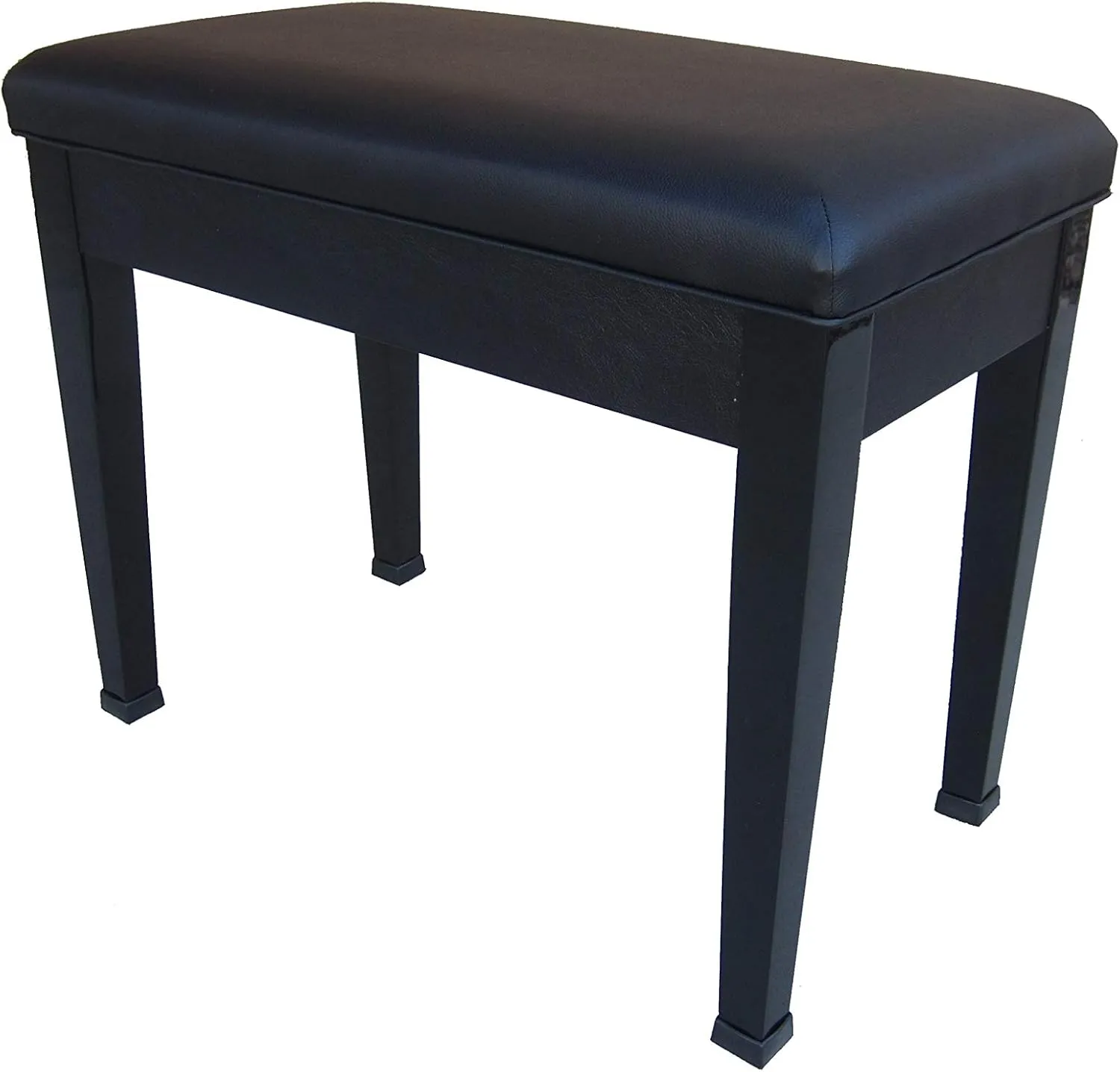 Ebony Digital Piano Bench Stool with Music Storage