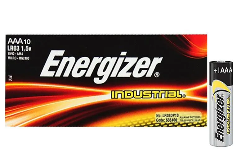 Energizer Vision HD LED Headlamp   Industrial Alkaline - AAA (10 Pack) Batteries