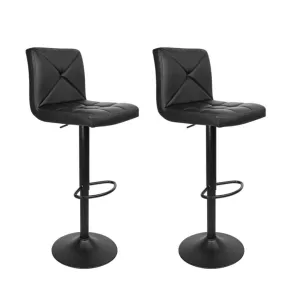 Europa PU Leather Gas Lift Bar Stool Set