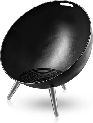 Eva Solo FireGlobe Outdoor Fire Pit | Garden or Patio Fireplace | Wood Burning Firepits | Danish Design & Functionality | Aluminium & Enamelled Steel