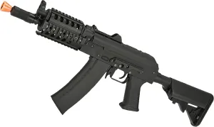 Evike Airsoft - CYMA Standard AKS-74UN RAS w/ M4 Crane Stock AEG Airsoft Rifle (Package: Gun Only)