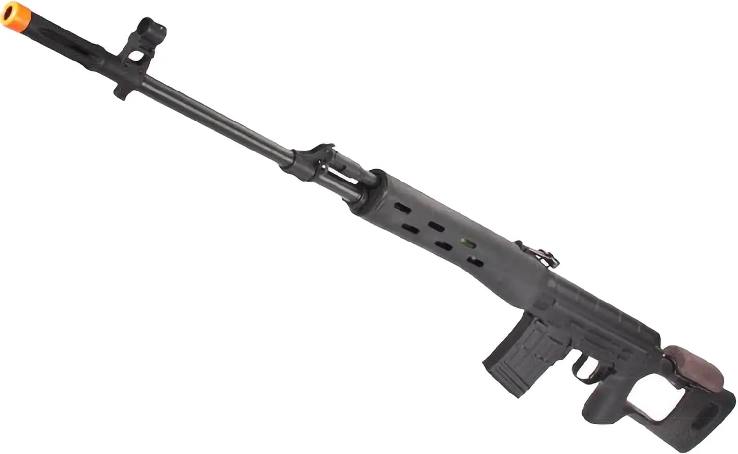 Evike Airsoft - CYMA Standard Metal SVD Dragunov AEG Airsoft Rifle w/Synthetic Furniture (Package: Gun Only)