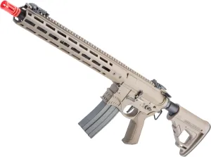 Evike Airsoft - EMG/Sharps Bros Hellbreaker II Licensed Advanced M4 AEG Airsoft Rifle (Color: Tan / 15" Carbine) - (PID: 59869)