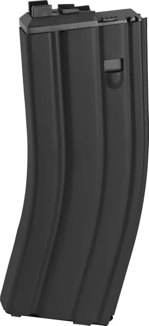 Evike Airsoft - WE-Tech 30 Round Steel Mag for WE Open Cycling Airsoft M4 Gas Blowback Series Rifles V2 (Version: CO2 / Black)