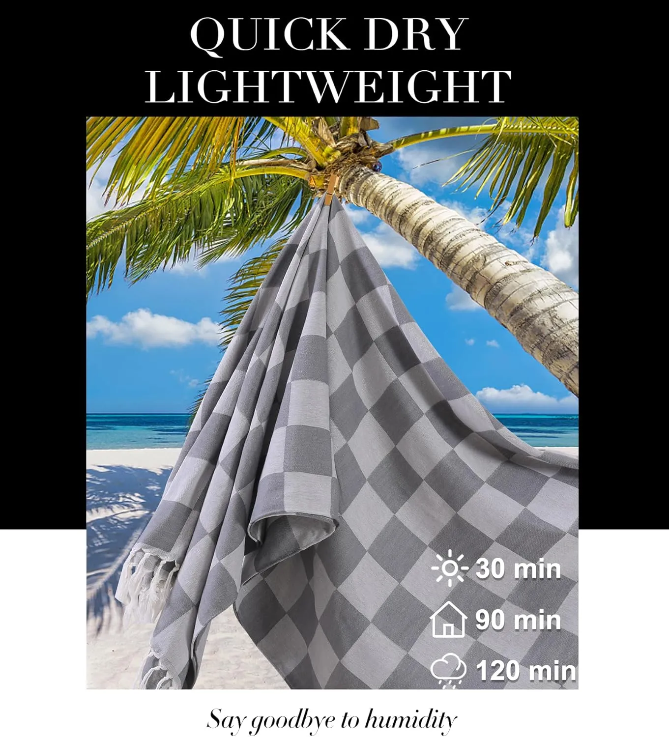 Extra Large Picnic Blanket Outdoor Turkish Beach Towel Camping Blanket ark Stadium Outside Festival Must Haves Outside Summer Vacation Stuff Accessories Road Trip Essential Camping