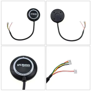 FEICHAO APM 2.8 Flight Controller Board  Mini M8N GPS with Compass   Connect Cable for APM 2.6/2.8 PIX FPV DIY RC Drone (with Compass Bent Needle)
