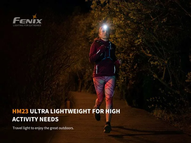 Fenix HM23 Compact Hiking and Running Headlamp - Discontinued
