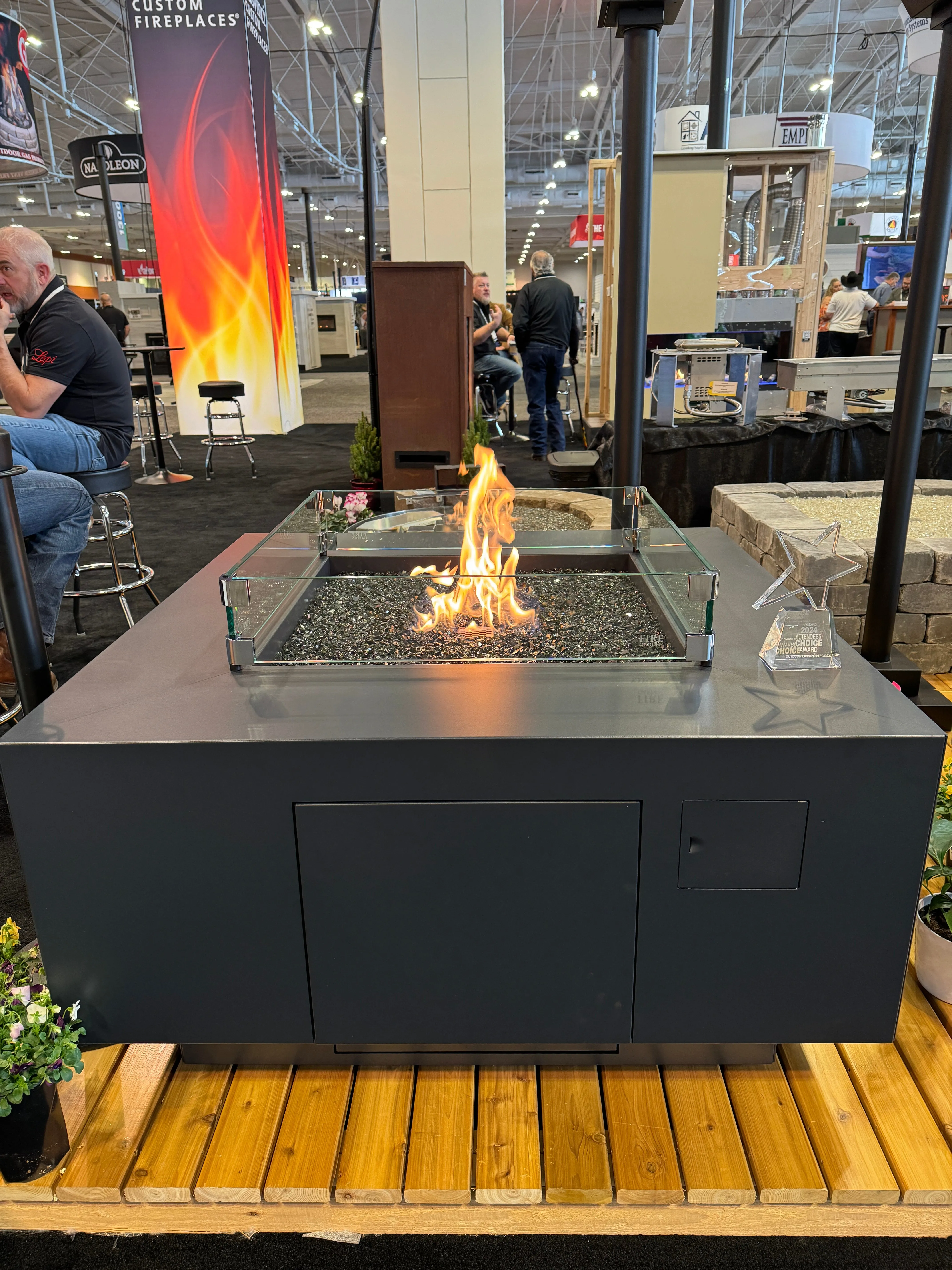 Fire Garden 44-Inch Chat Table Gas Fire Pit