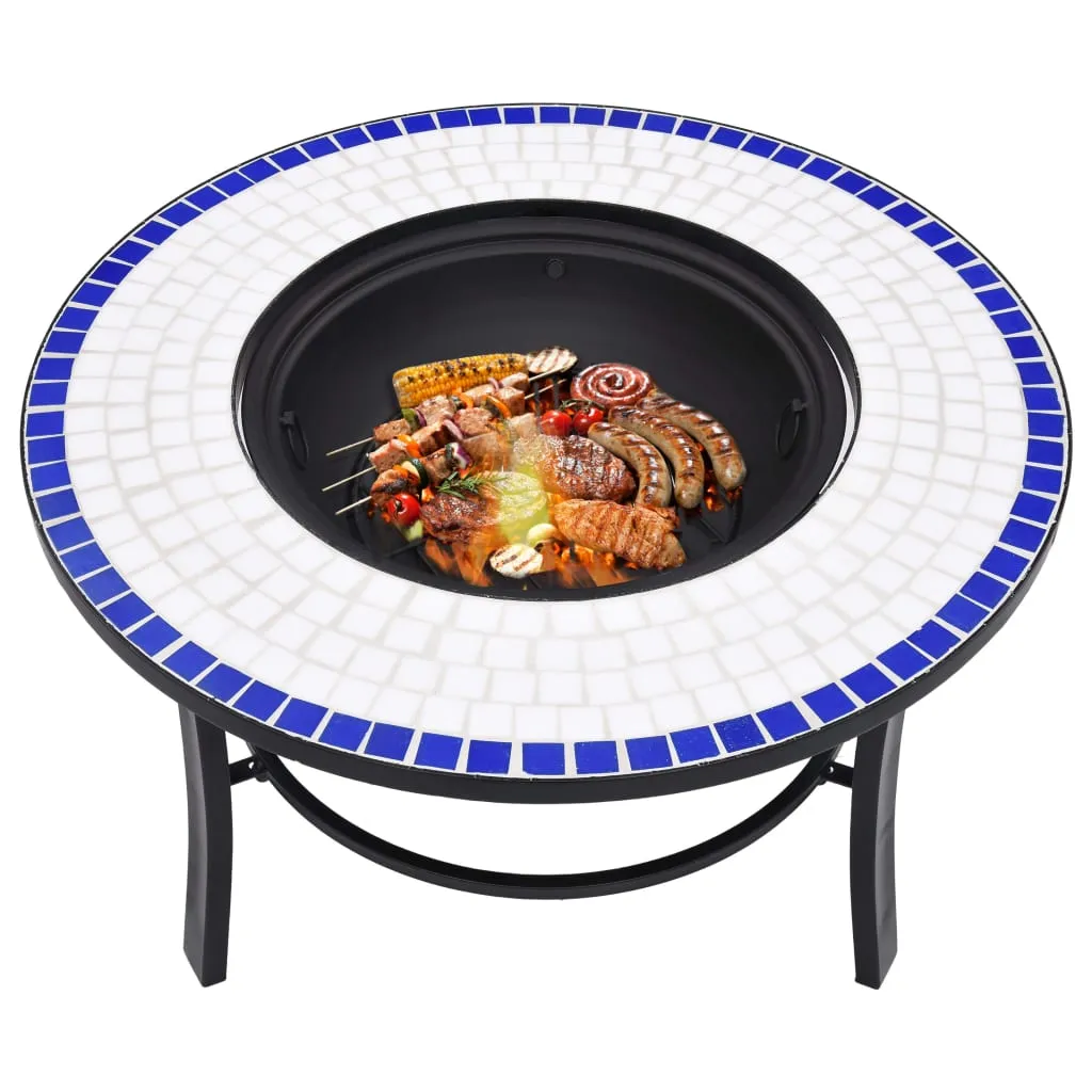 Fire Pit Fireplace Firebowl for Camping Picnic BBQ Outdoor Ceramic