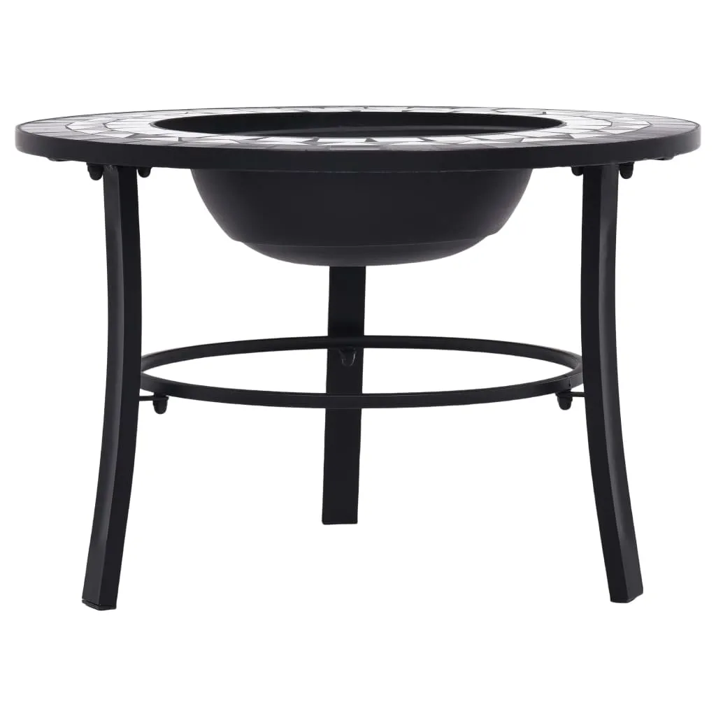 Fire Pit Fireplace Firebowl for Camping Picnic BBQ Outdoor Ceramic