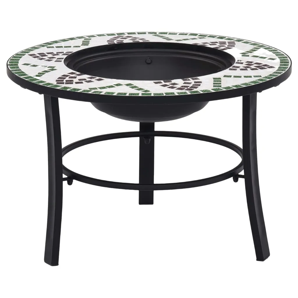 Fire Pit Fireplace Firebowl for Camping Picnic BBQ Outdoor Ceramic