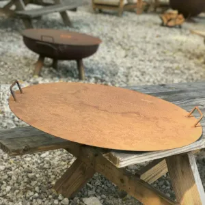Fire Pit Lid - 3 Sizes Size Options Available - 85cm/105cm/125cm