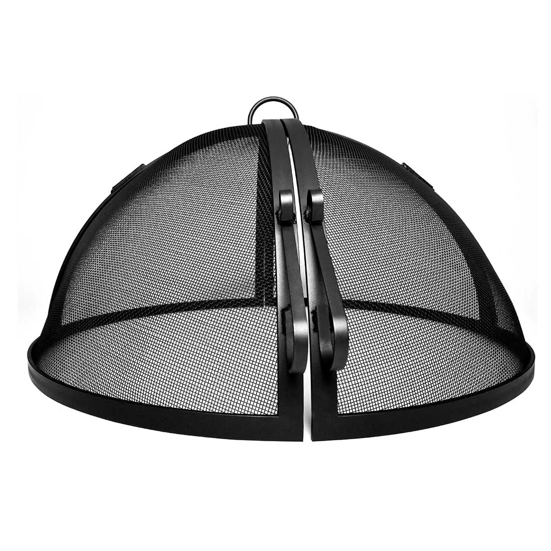 Fire Pit Screen Cover with Twin Access