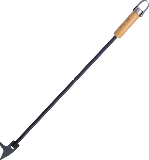 Fire Poker Fireplace Poker, 47 Inches Extra Long Sturdy Fire Pit Fireplace Poker. One Piece. Excellent Workmanship Campfire Poker, Hollow Core for Air Blowing Fire Poker.