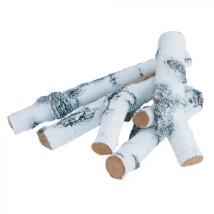 Firegear Linear Fire Table Birch 6-Piece Refractory Log Set