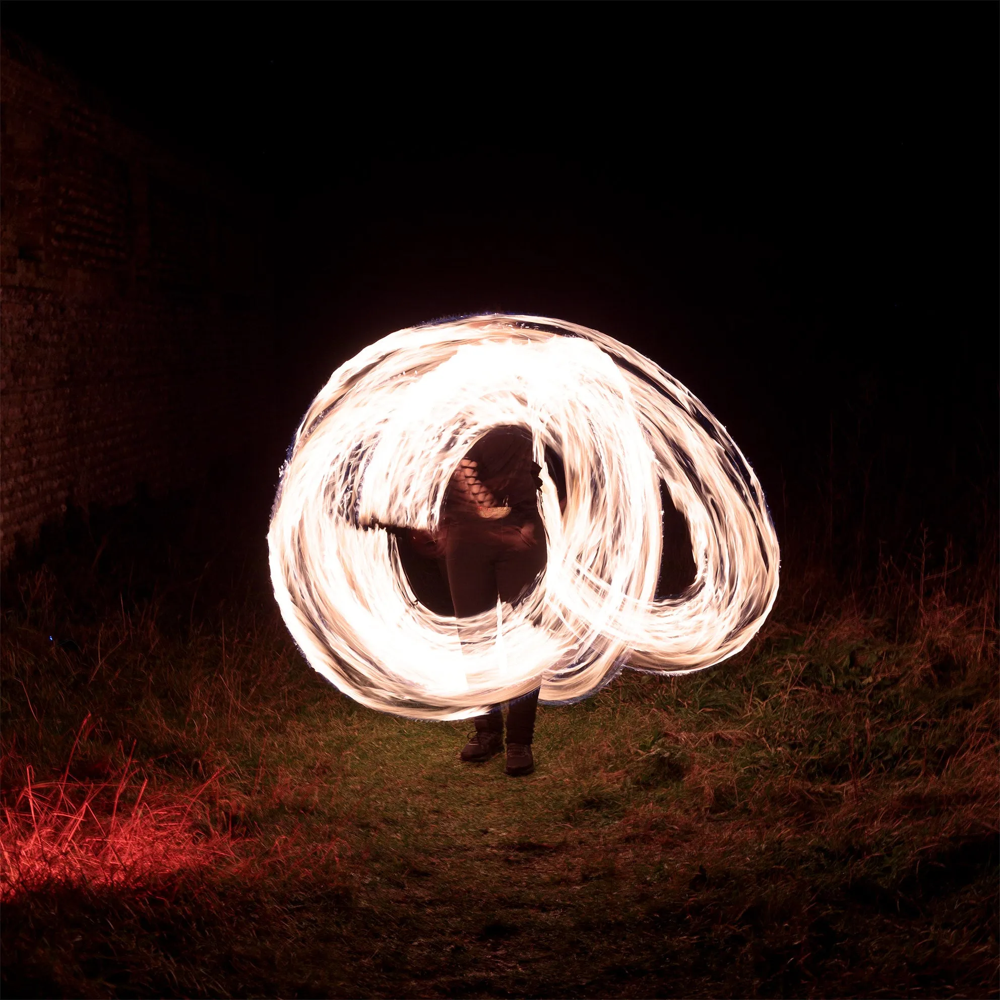 Firetoys Plaited Snake Fire Poi 24"