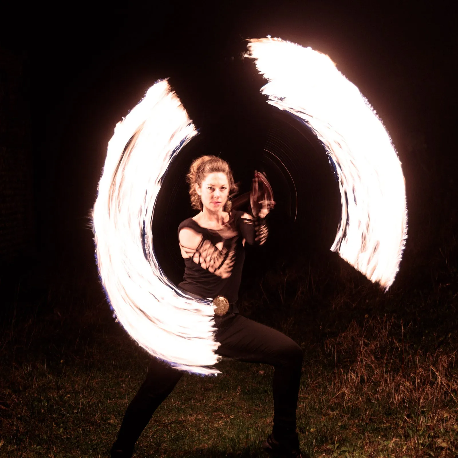 Firetoys Plaited Snake Fire Poi 24"