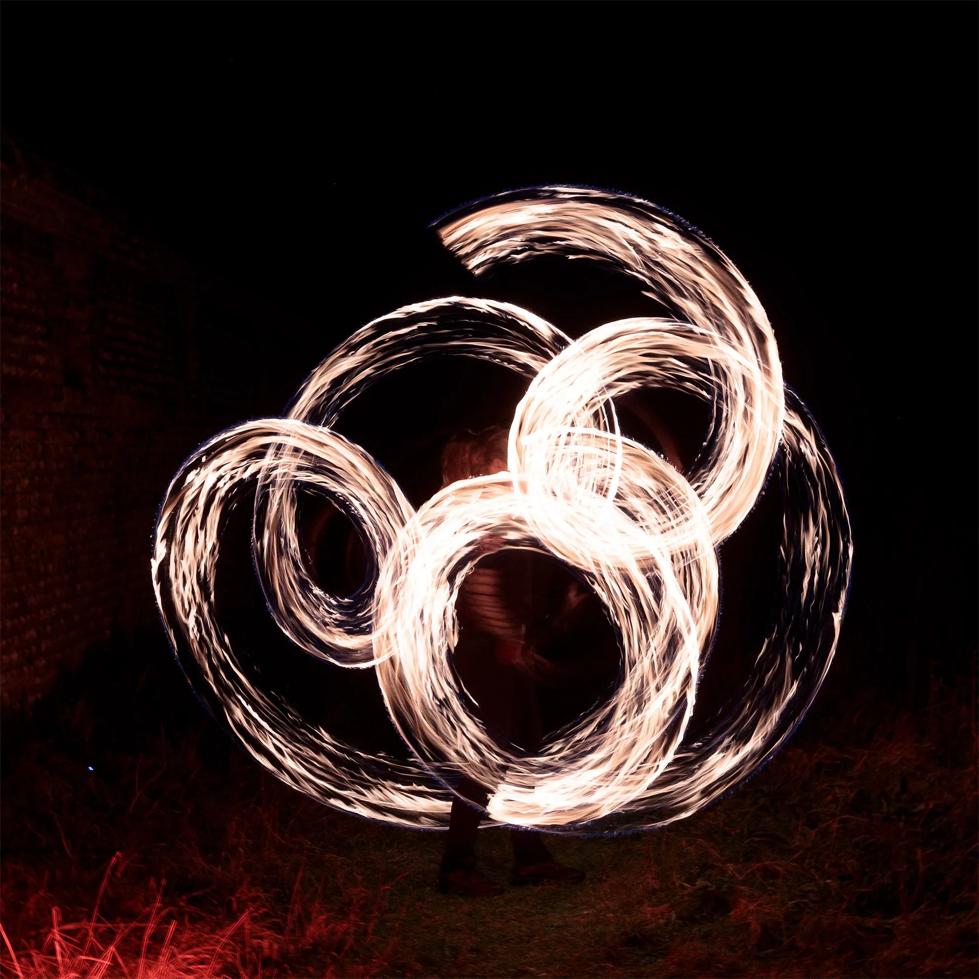 Firetoys Plaited Snake Fire Poi 24"