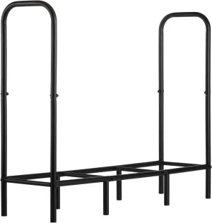 Firewood Rack Stand for Outdoor and Indoor,3.8FT(Capacity 400 lbs) Heavy Duty Wood Racks Outdoor for Firewood,Fireplace Logs Holder,Metal Fire Wood Storage Organizer
