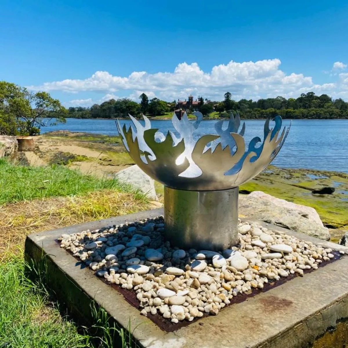 Flame Dancer Stainless Steel Fire Pit