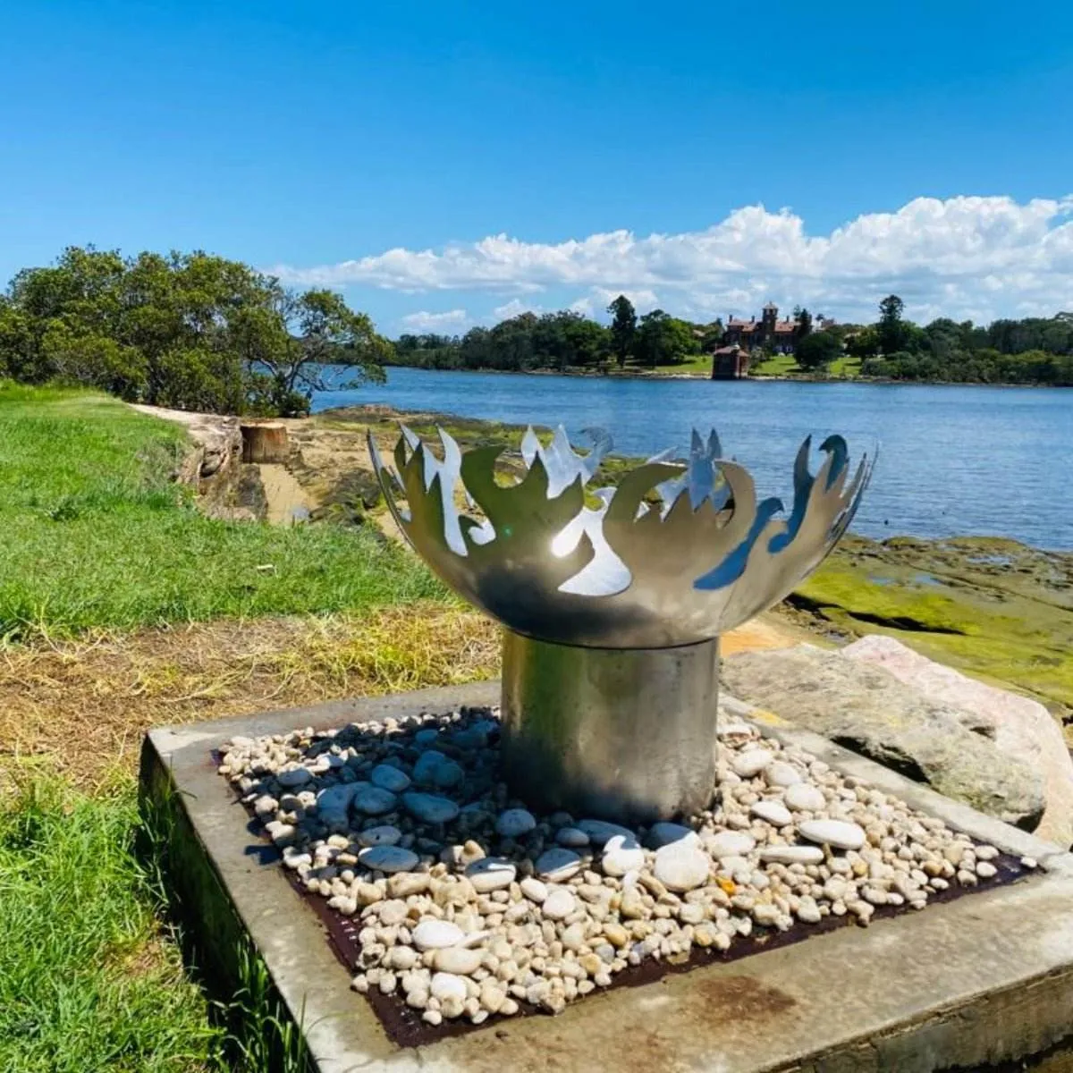 Flame Dancer Stainless Steel Fire Pit