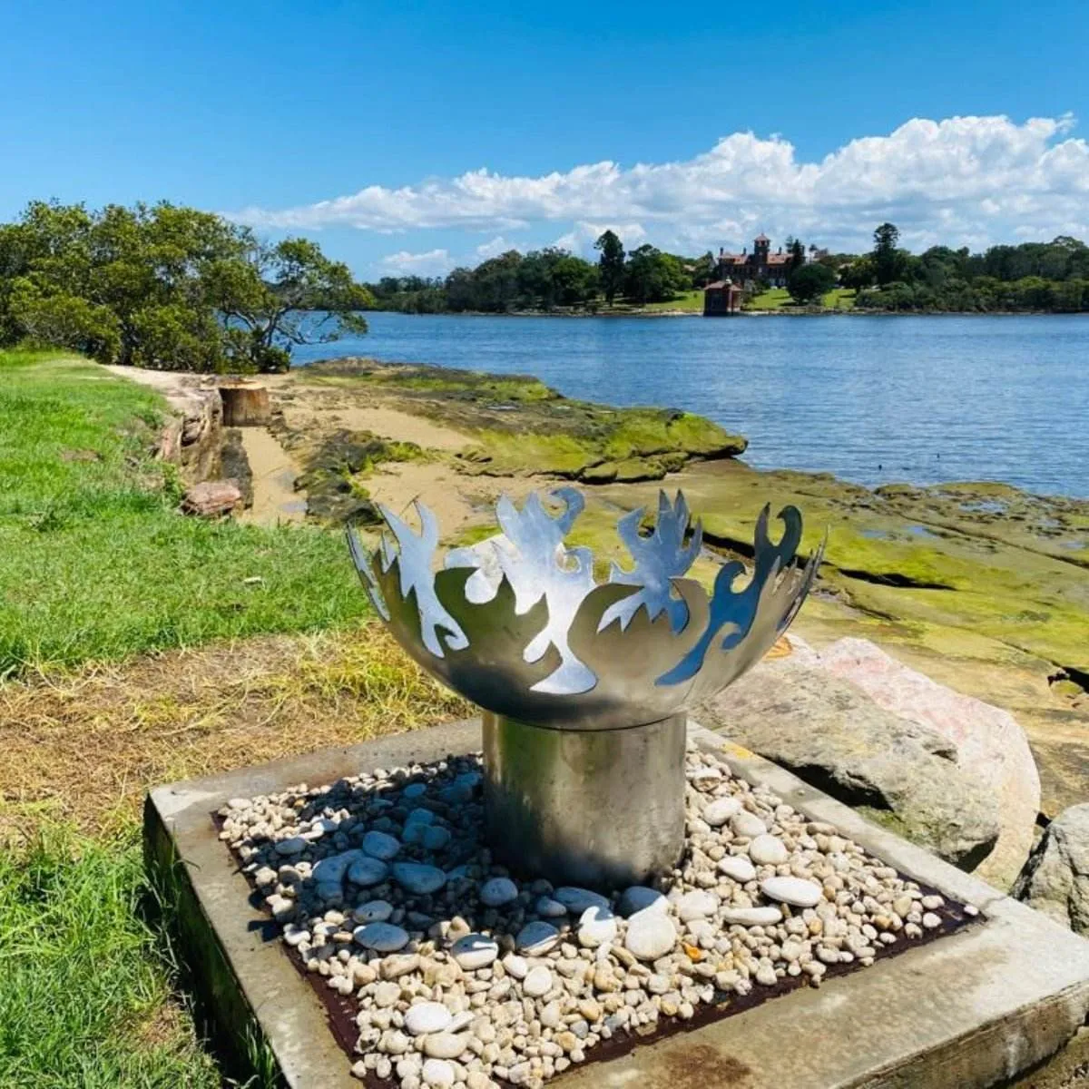 Flame Dancer Stainless Steel Fire Pit