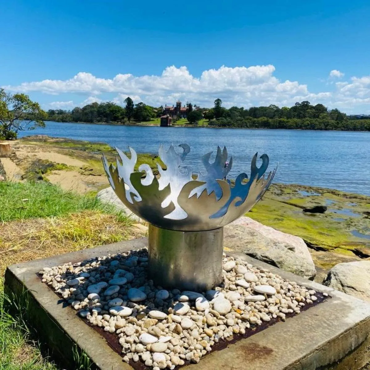Flame Dancer Stainless Steel Fire Pit