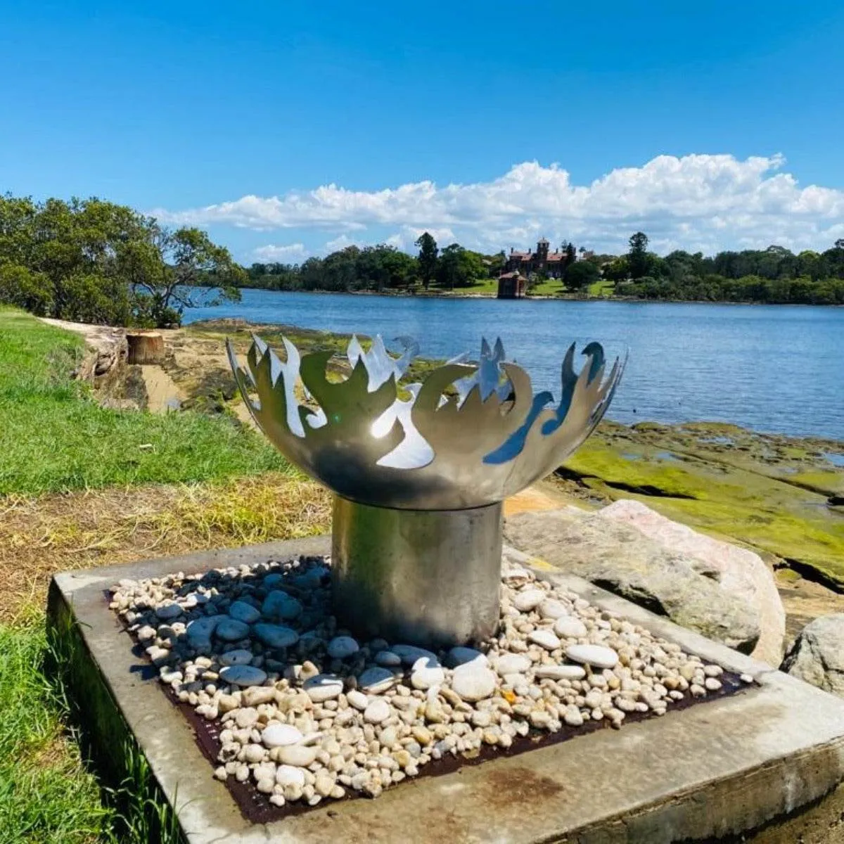 Flame Dancer Stainless Steel Fire Pit