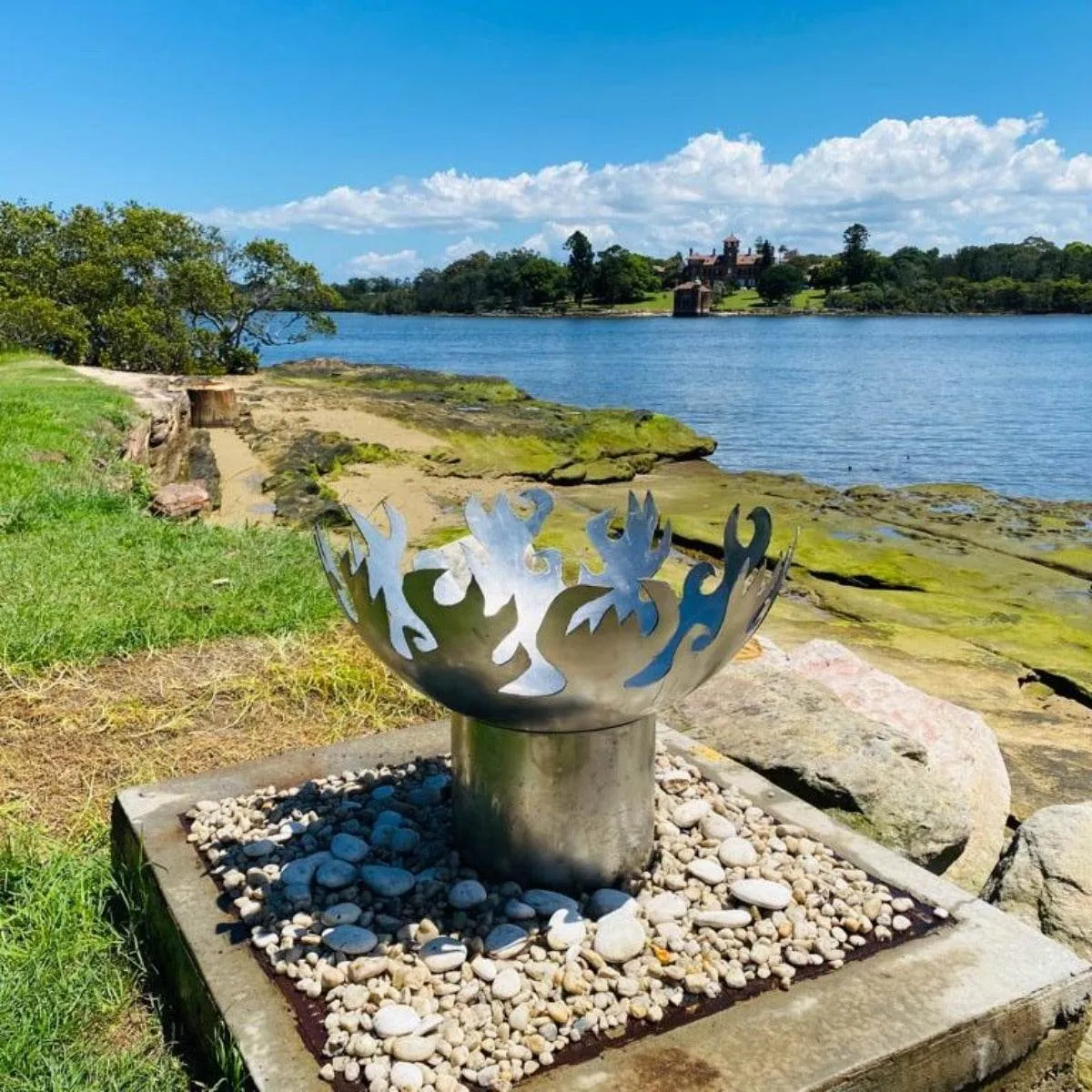 Flame Dancer Stainless Steel Fire Pit