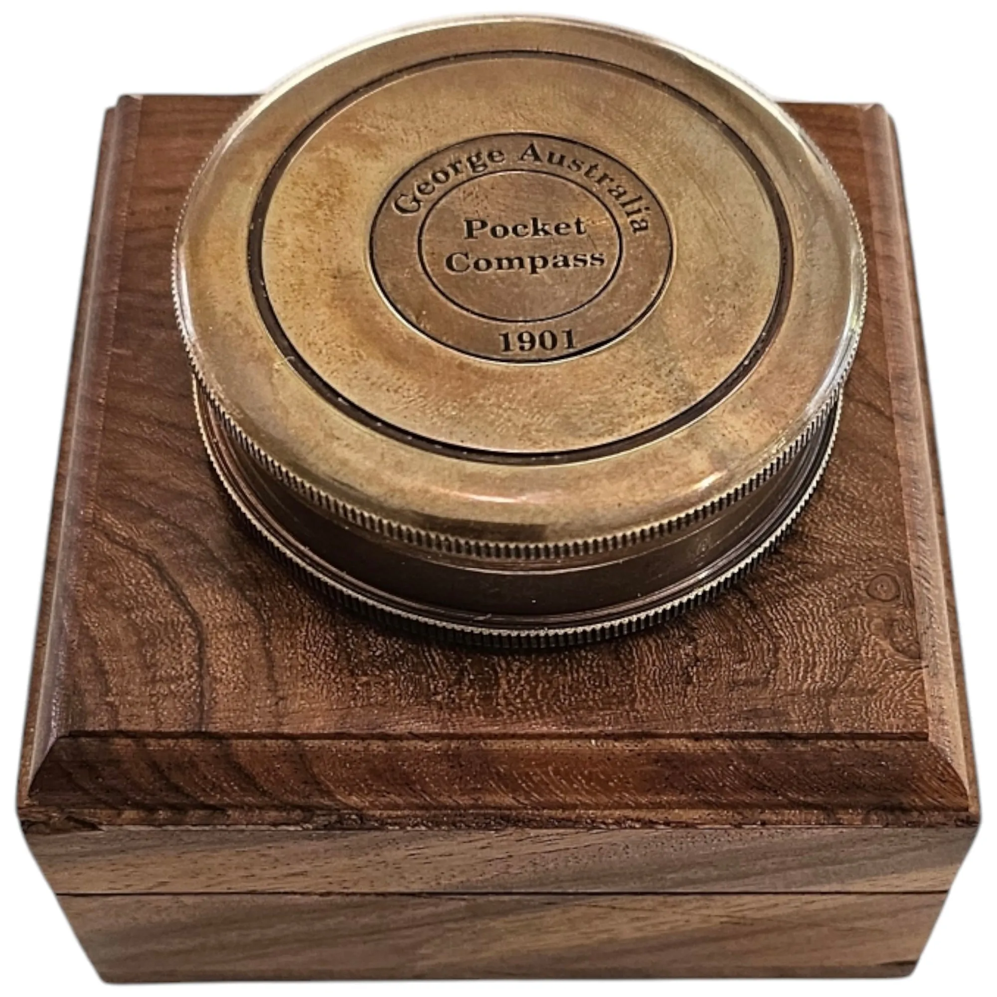 Flinder's Street Station Melbourne Compass| Customisable Brass Antique Replica